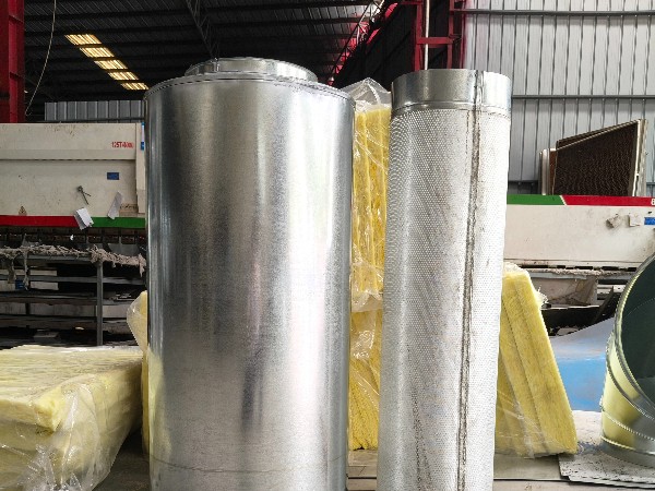 風管消音器304不銹鋼/鍍鋅風機出口消音箱工業管道降噪